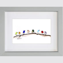 Lade das Bild in den Galerie-Viewer, MeerglasLiebe™ - Handgemachtes Wandbild aus echtem Meerglas