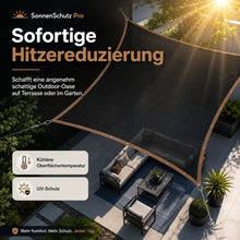 Carica l'immagine nel visualizzatore di Gallery, SonnenSchutz Pro – Premium Sonnenschutz-Netz für Terrasse & Garten