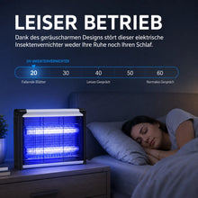 Lade das Bild in den Galerie-Viewer, UV-Insektenvernichter – Elektrische Fliegen, Gelsen, Motten, Kakerlaken- & Mückenfalle für Innen und Außen - 30–170 m²