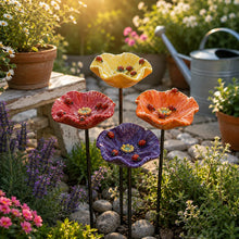 Lade das Bild in den Galerie-Viewer, Marienkäferblumen Keramik-Tränken