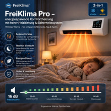 Carica l'immagine nel visualizzatore di Gallery, FreiKlima Pro – Condizionatore portatile e riscaldamento senza installazione | 2-in-1 | Fino a 51 m²