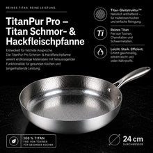 Carica l'immagine nel visualizzatore di Gallery, TitanPur Pro Padella Titan per brasati e carne macinata