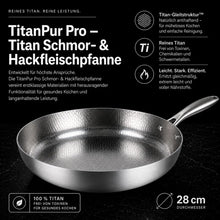 Carica l'immagine nel visualizzatore di Gallery, TitanPur Pro Padella Titan per brasati e carne macinata