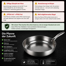 Carica l'immagine nel visualizzatore di Gallery, TitanPur Pro Padella Titan per brasati e carne macinata