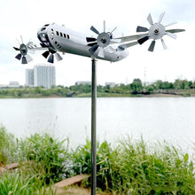 Carica l'immagine nel visualizzatore di Gallery, Mulino a vento artigianale a forma di aereo B-29 Superfortress