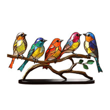 Lade das Bild in den Galerie-Viewer, Handgefertigtes Kunstwerk - Farbenfrohe Vogelskulptur