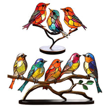 Lade das Bild in den Galerie-Viewer, Handgefertigtes Kunstwerk - Farbenfrohe Vogelskulptur