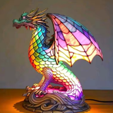 LeuchtDrache - handgefertigte Lampe, die Herzen erstrahlen lässt