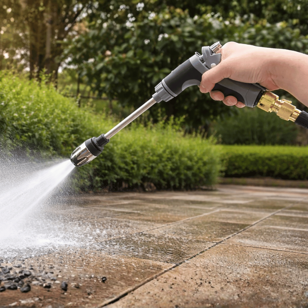 Turbowasher Set - Power-Hochdruckreiniger + Seifenbehälter