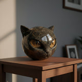 Steinskulptur Katze