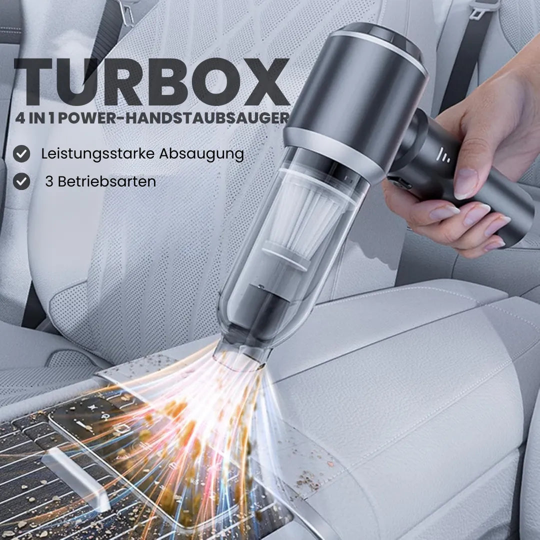 TurboX - Aspirapolvere a mano 4 in 1 - l'originale