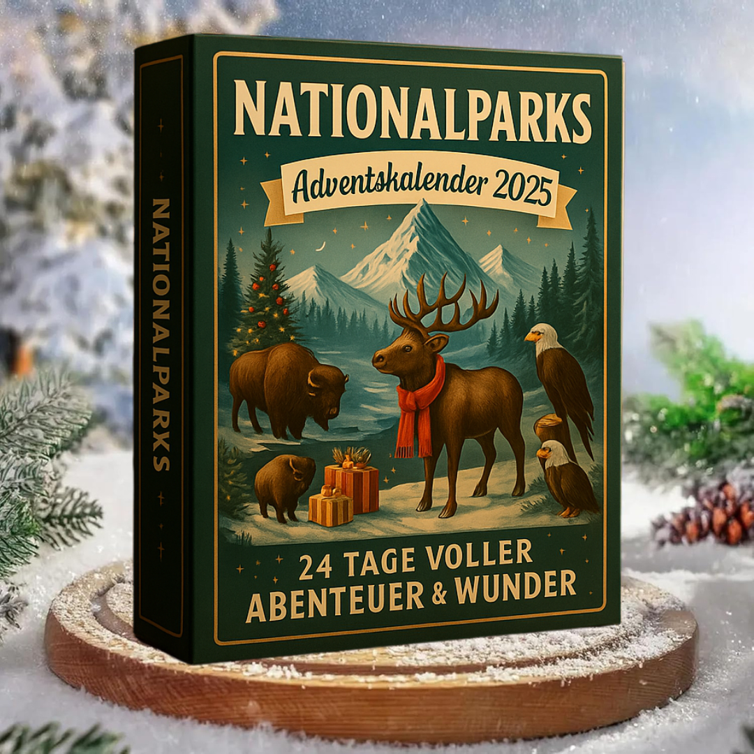 Nationalparks Adventskalender 2025 – 24 Miniatur‑Welten der Natur