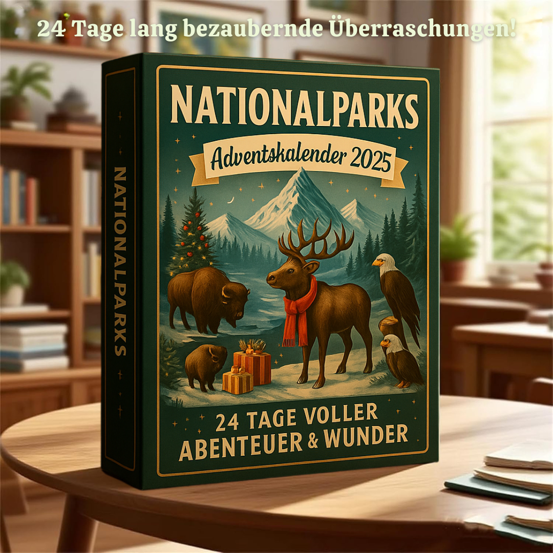 Nationalparks Adventskalender 2025 – 24 Miniatur‑Welten der Natur