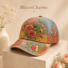 Lade das Bild in den Galerie-Viewer, BlütenCharme – Elegante 3D-Blumen-Kappe
