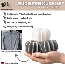 Lade das Bild in den Galerie-Viewer, Bügelfrei Kugeln - nie wieder bügeln
