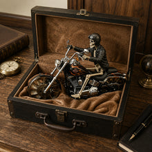 Lade das Bild in den Galerie-Viewer, Flammenreiter – Chopper-Windrad aus Edelstahl  Handgemacht  85 cm
