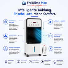Lade das Bild in den Galerie-Viewer, FreiKlima Max - Mobiler Allround-Klimatiseur – Kühlt im Sommer, Heizt im Winter | Ohne Installation
