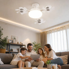 Carica l'immagine nel visualizzatore di Gallery, FreiKlima Pro Klimaventilator 2in1 – 4-Flügel einklappbarer Deckenventilator mit Kühlfunktion, Licht &amp; Fernbedienung
