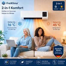 Lade das Bild in den Galerie-Viewer, FreiKlima Pro – Tragbare Klimaanlage &amp; Heizung ohne Installation | 2-in-1 | Bis 51 m²
