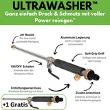 Ultrawasher - Idropulitrice turbo per ogni tubo da giardino - Offerta speciale
