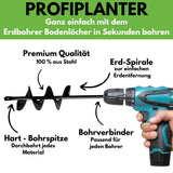 ProfiPlanter Erdbohrer - müheloses Pflanzen und Bohren