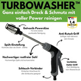 Turbowasher - Idropulitrice potente per ogni tubo da giardino