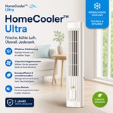 HomeCooler Ultra - Mobile Klimaanlage – Keine Installation nötig | Kühlt sofort mit einem Druck