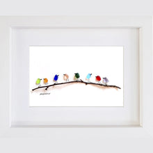 Lade das Bild in den Galerie-Viewer, MeerglasLiebe™ - Handgemachtes Wandbild aus echtem Meerglas

