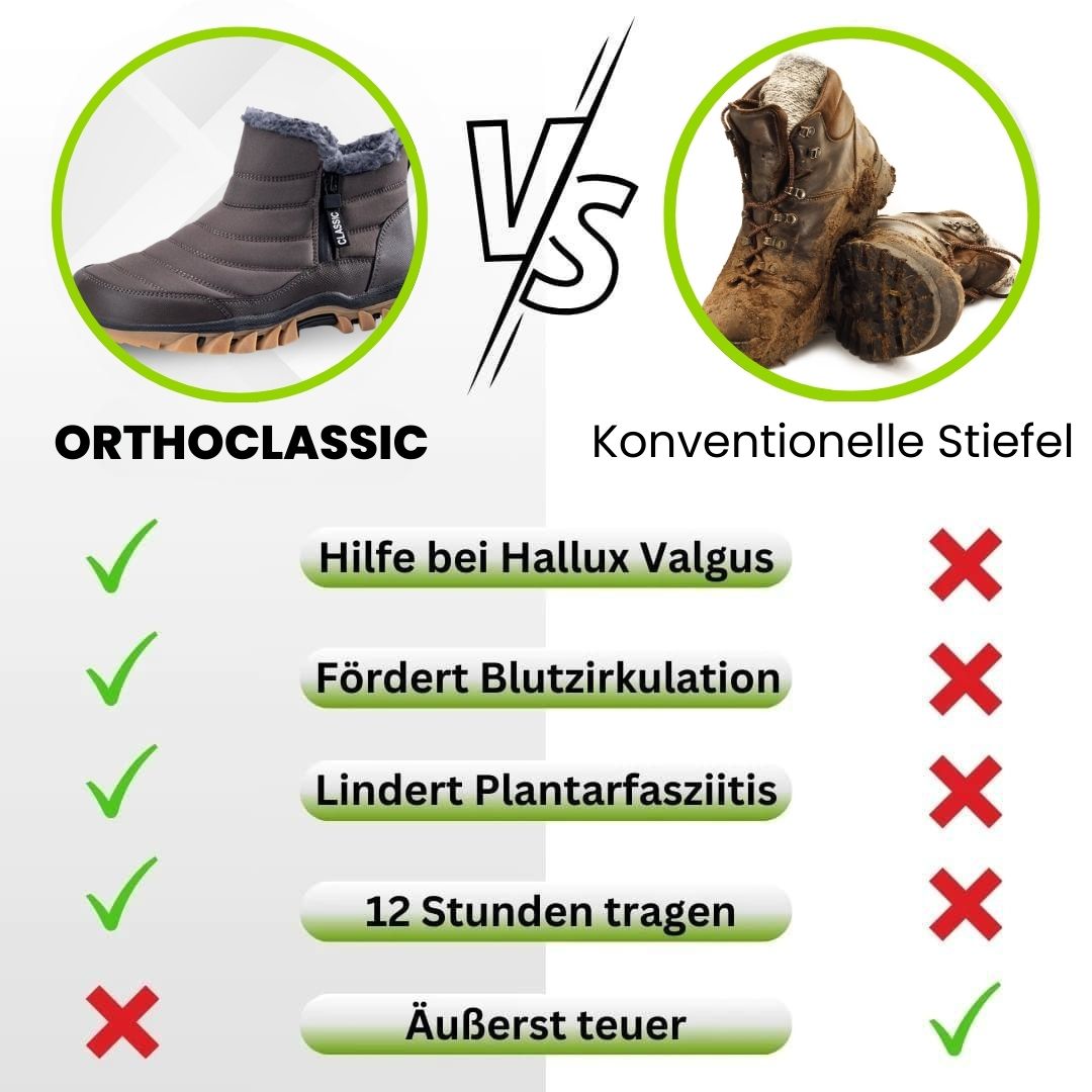 OrthoClassic - calzature comode, ergonomiche e impermeabili, con suola anatomica