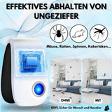 PestStop - Repellente a ultrasuoni contro zanzare, topi, scarafaggi, insetti, ratti, roditori, mosche, formiche
