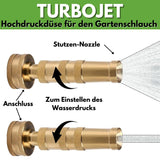 Turbojet - Hochdruckdüse für den Gartenschlauch