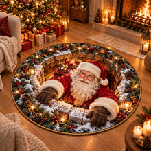 Lade das Bild in den Galerie-Viewer, WeihnachtsWunder 3D – magischer Weihnachts-Illusionsteppich

