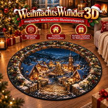 Lade das Bild in den Galerie-Viewer, WeihnachtsWunder 3D – magischer Weihnachts-Illusionsteppich
