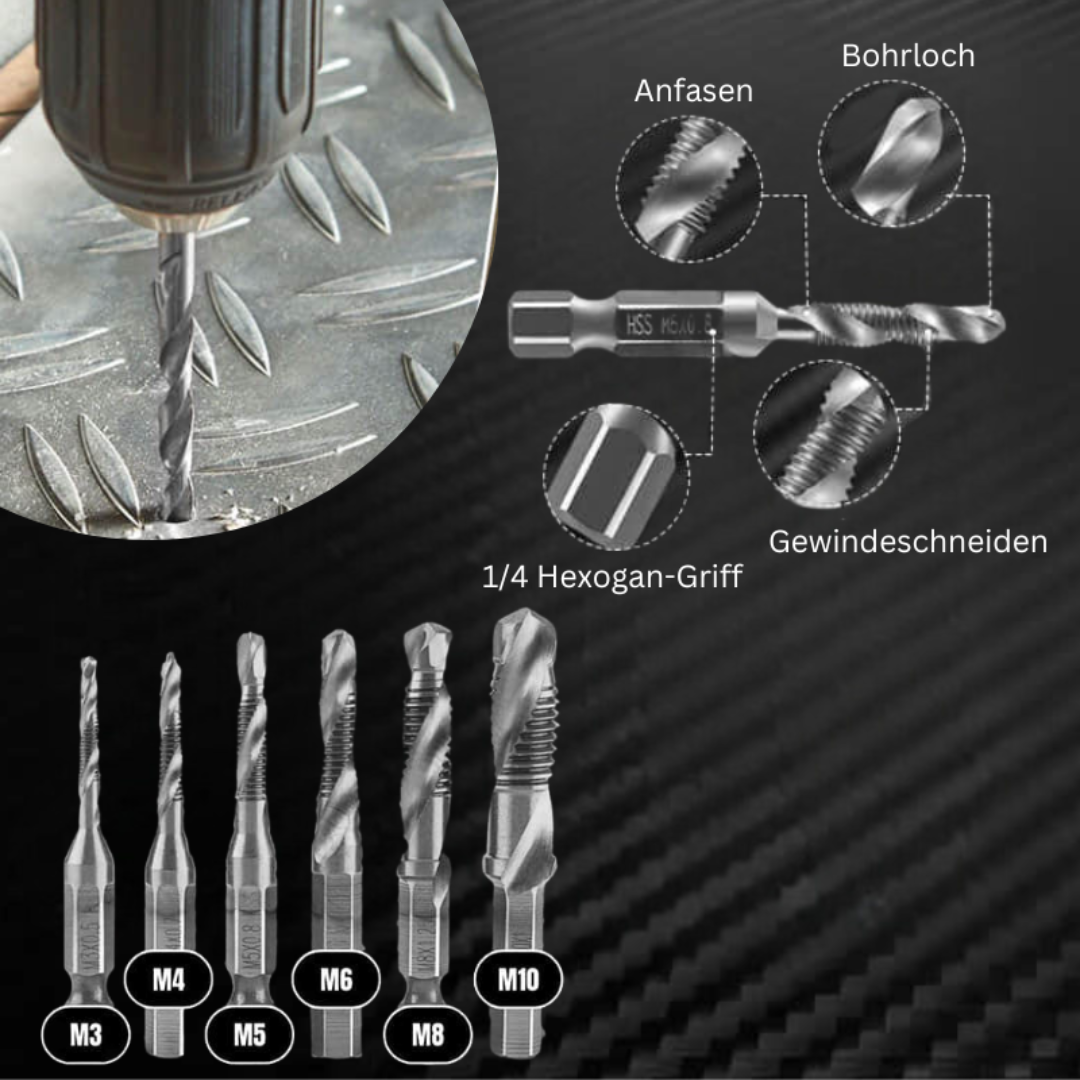 Set 6 MasterDrill - Le punte definitive per i lavori di foratura più impegnativi