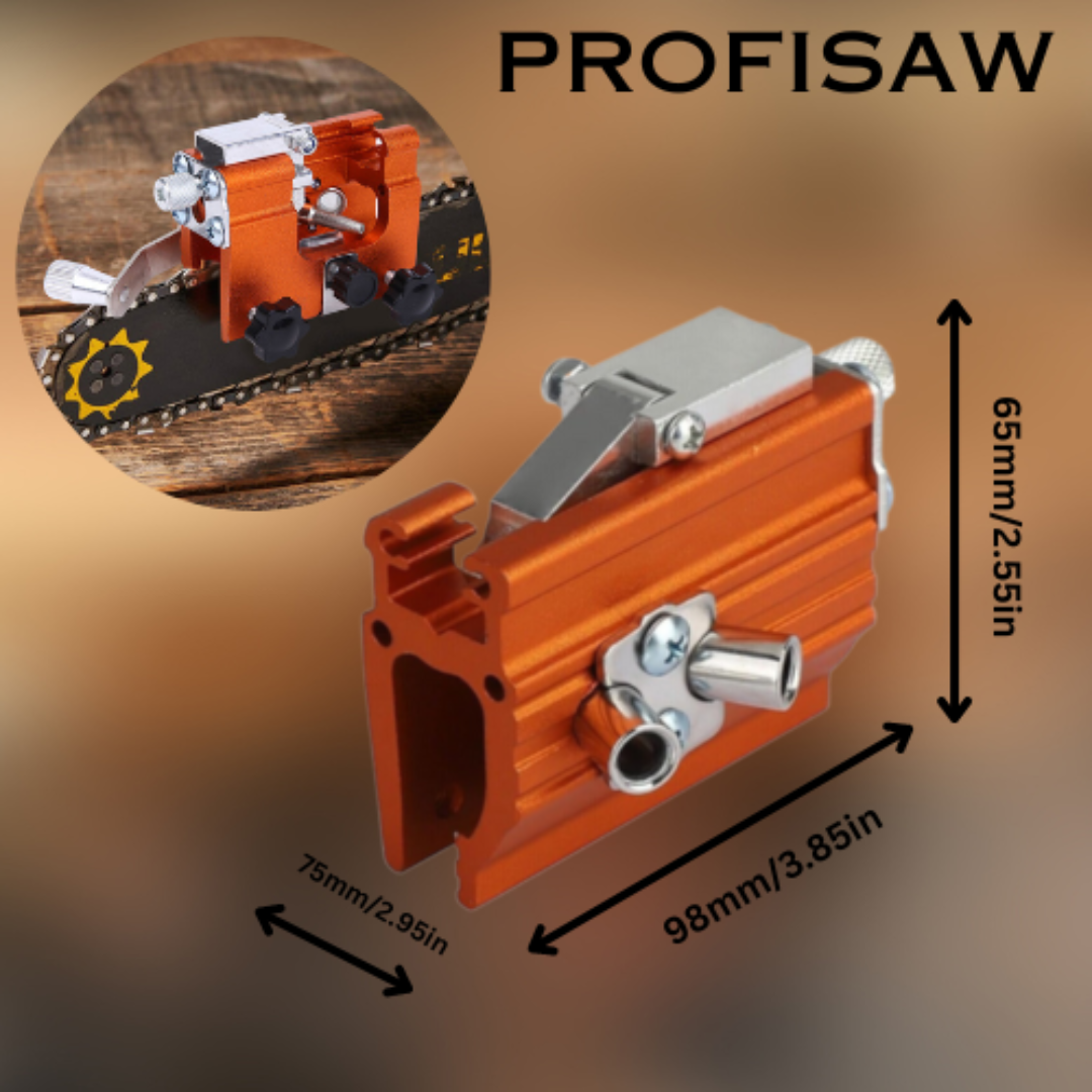 PROFISAW - Kettenschärfer für die Kettensäge inkl. GRATIS Set Schleifsteine