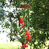 Handgemachtes Solar Nachtigal Windspiel