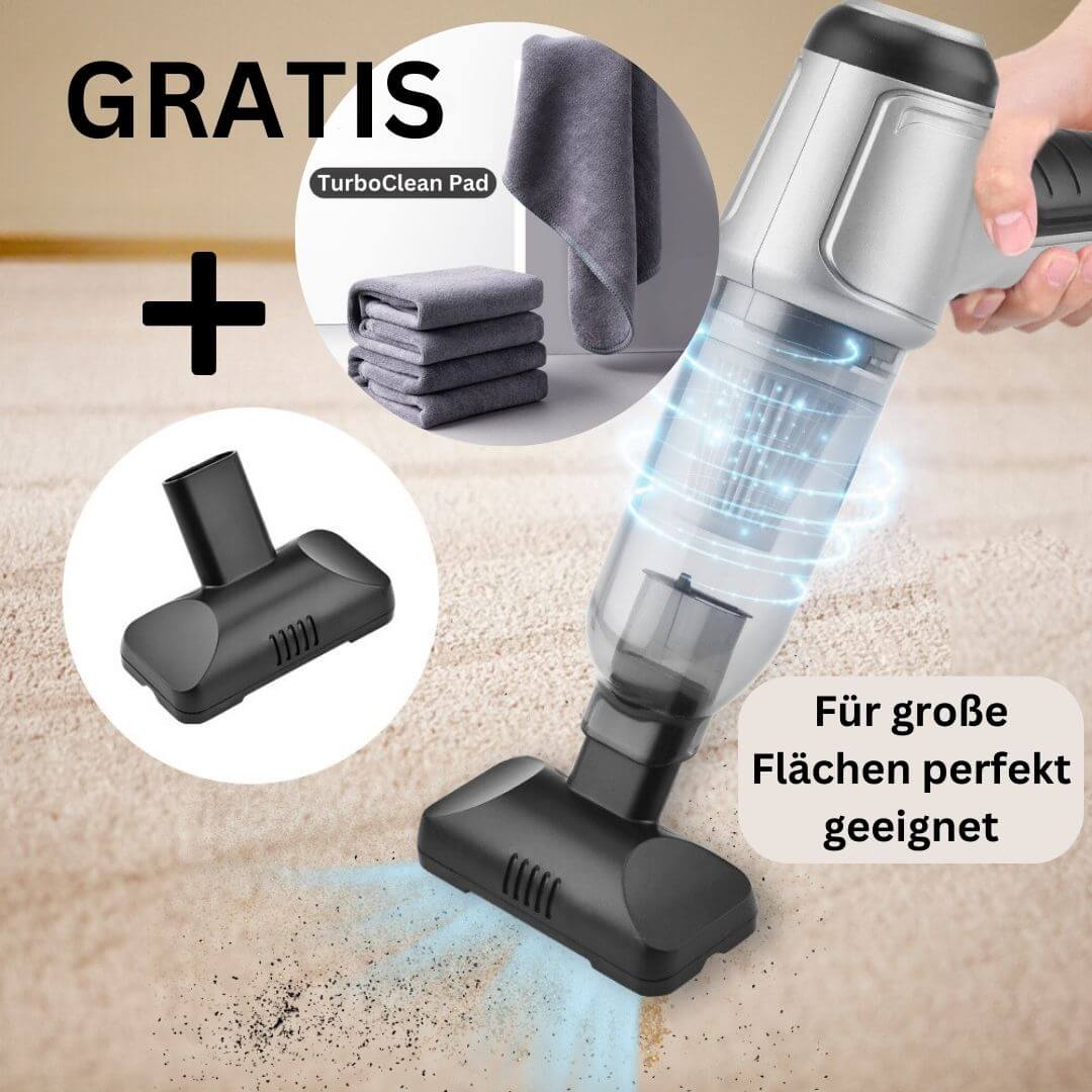 Turboclean accessorio per superfici extra grandi + panno per la pulizia nano GRATIS