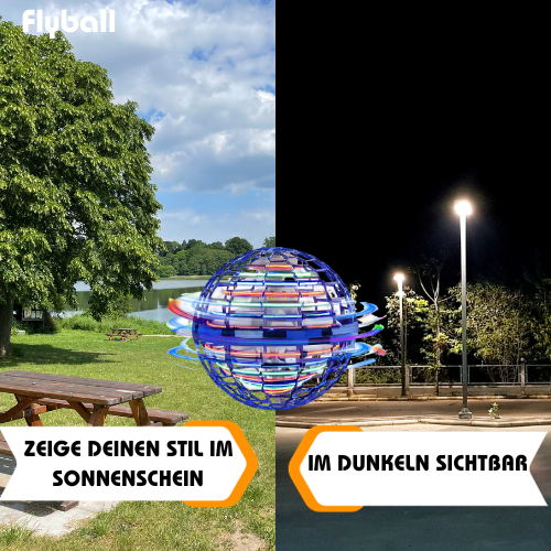 Flyball - Fliegende Boomerang Ball für magische Momente